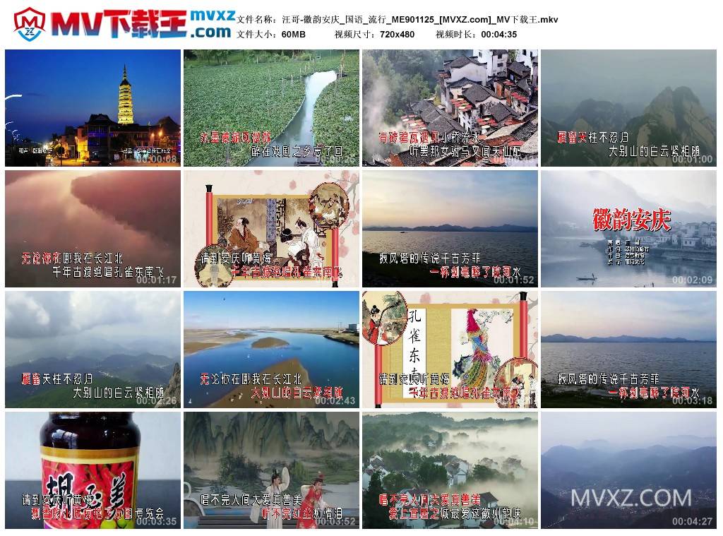 汪哥-徽韵安庆_国语_流行_ME901125
